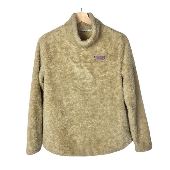 Vineyard Vines Plush Teddy Funnel Neck Relaxed Shep Shirt XXS - Picture 1 of 4